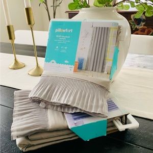 PILLOWFORT black out window panels 84”